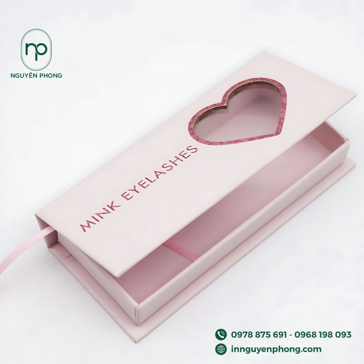 Mẫu hộp giấy đựng nail